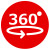 Icon 360 Grad