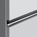 ipic1 Aluminium handle Jazz, anodised black, matt