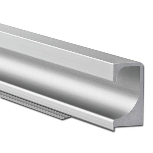 ipic1 Aluminium handle Rumba, silver-coloured ano