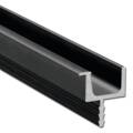 ipic1 Aluminium handle Mambo 1, anodised black, m