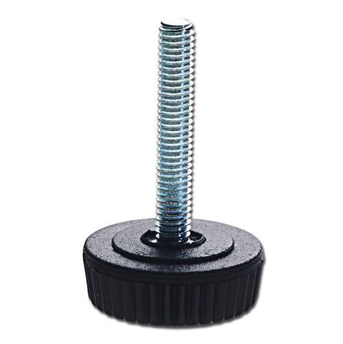 ipic1 Adjusting screw M4 x 25mm, Ø 22 mm, black