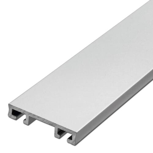 ipic1 Base rail cover silver coloured anodised, 5