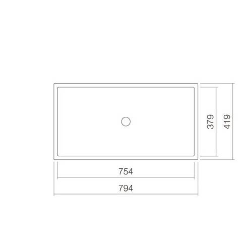 tdra1 Alape Unterbaubecken Metaphor UB.ME750