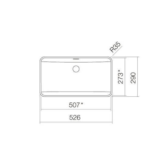 tdra1 Alape Unterbaubecken UB.R585