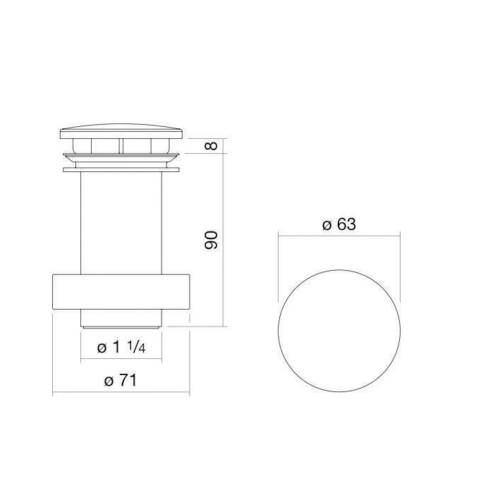 tdra1 Alape shaft valve VT.3 without block functi