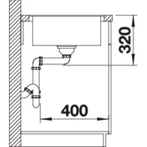 tdra4 Blanco Spüle Metra XL 6 S-F, Silgranit Pura