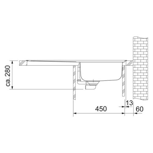 tdra2 Franke Spüle Argos G AGX 211 G, Edelstahl