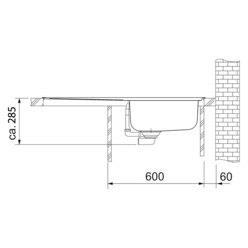 tdra2 Franke Spüle Argos G AGX 211-100 G, Edelsta