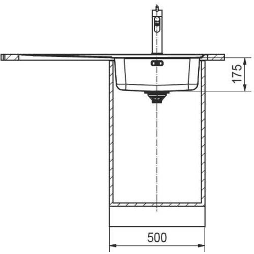 tdra2 Franke Spüle Epos EOX 211, Edelstahl