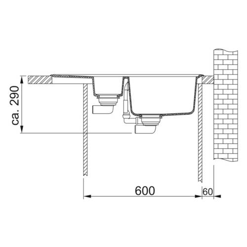 tdra2 Franke Spüle Basis BFG 651-78, Fragranit+