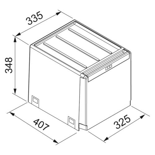 tdra1 Franke Abfalltrennsystem Sorter Cube Automa