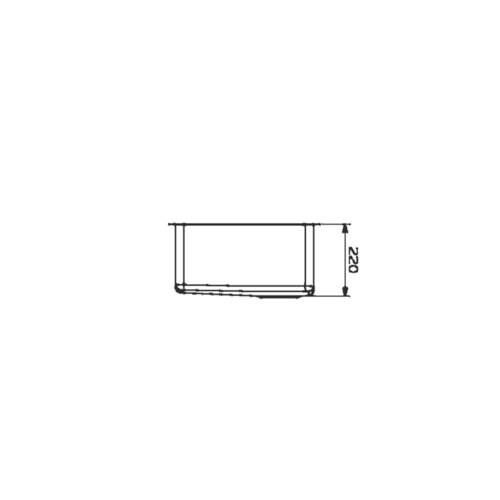 tdra2 Reginox Spüle Ohio 80 x 42 (L), Edelstahl s