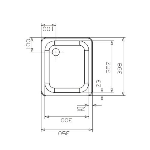 tdra1 Reginox Spüle R18 3530 OSK (R), Edelstahl p