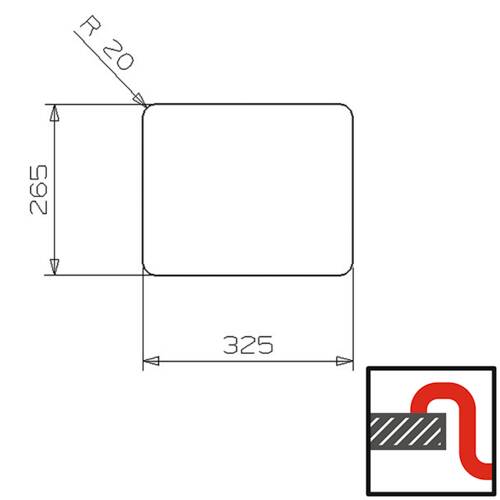 tdra2 Reginox Spüle R18 2330 OSK (R), Edelstahl