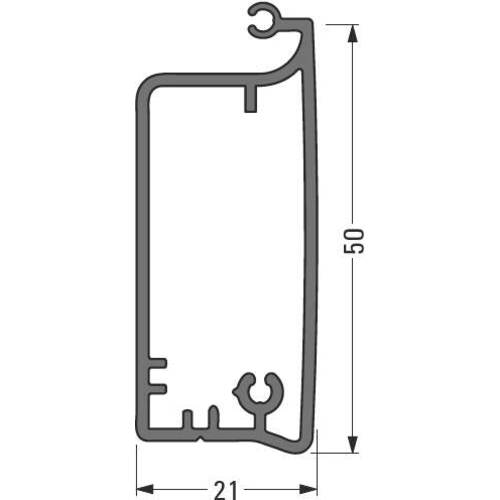 Lock handle Poly-Metallic