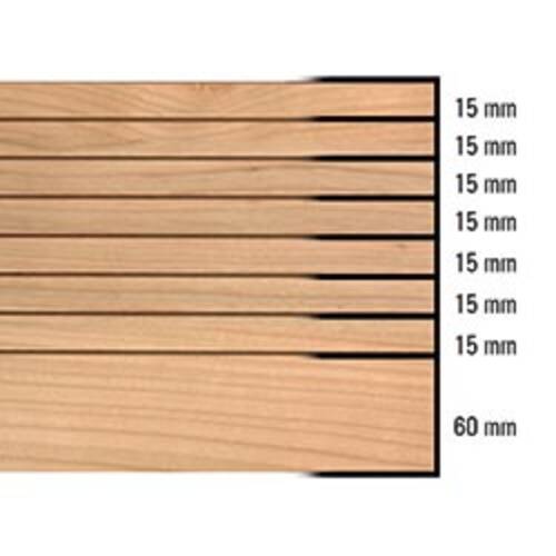Rollladenmatte Wood-Designflex 15 mm