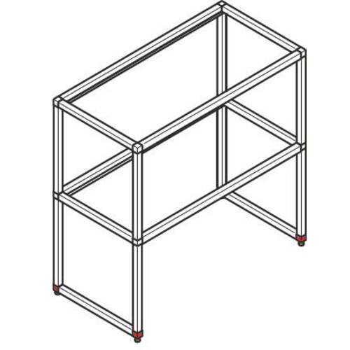 tdra1 Shelving system Smartcube, 2-sided joint wi