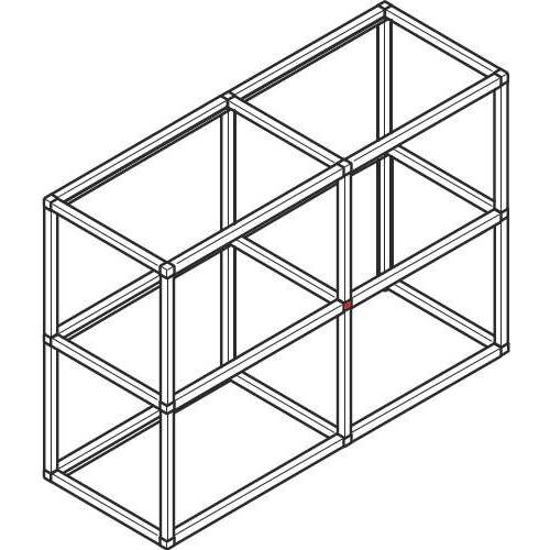 tdra1 Shelving system Smartcube, 5-sided joint