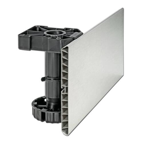 ppic6 Plinth panels stainless steel brushed