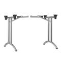 ppic1 Folding table frame, D-shaped