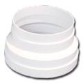 ipic1 Reduction extension piece white, 125-150 mm