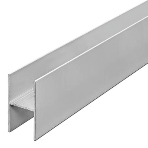 ipic1 H-Profile, 18,3 mm, silver-coloured anodise