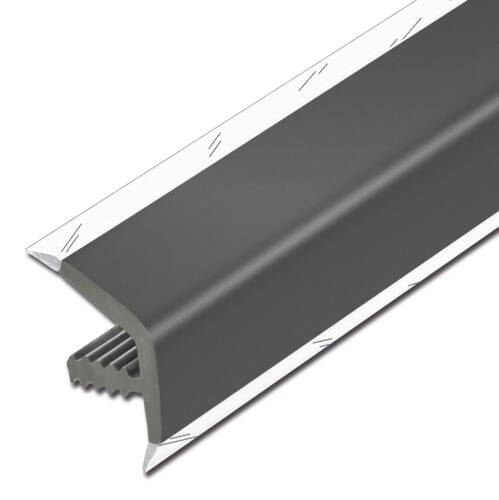 ipic1 Glass retention profile, soft, RAL 9005 Jet