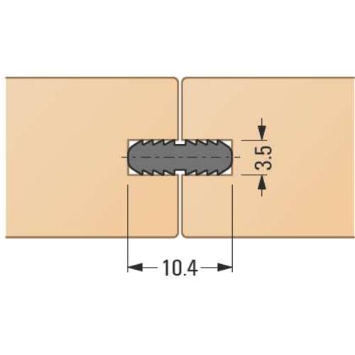 tdra1 Flute connector for board, RAL 9010 pure wh