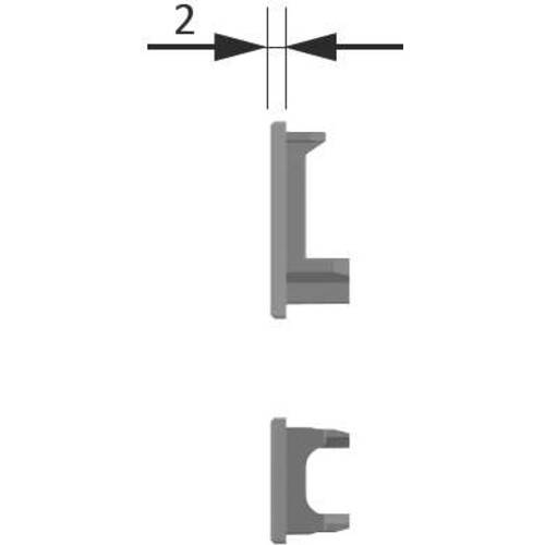 tdra1 Aluminium Leuchtkanal ChannelLine A, silber