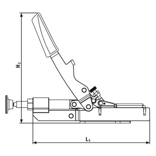 tdra2 Push rod clamp STC-IHH25, opening width 35
