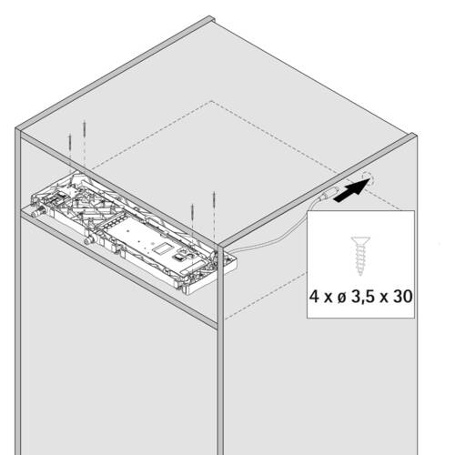 Système ouverture électromécanique pour porte de réfrigérateur - Easys  HETTICH