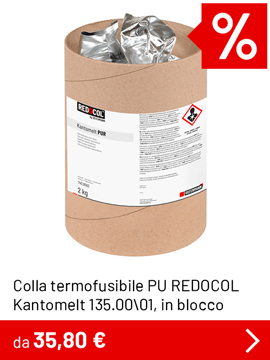 Colla termofusibile PU REDOCOL Kantomelt 135.00/01, in blocco